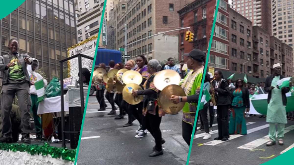 Nigerians In New York Celebrate Independence Day in Colourful Way, Beautiful Video Goes Viral