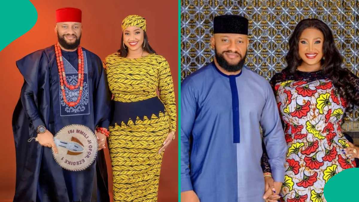 Yul Edochie's 2nd Wife Judy Austin Hypes Him up, Calls Him Sweet Igbo Names: "Head Like Egg Roll"