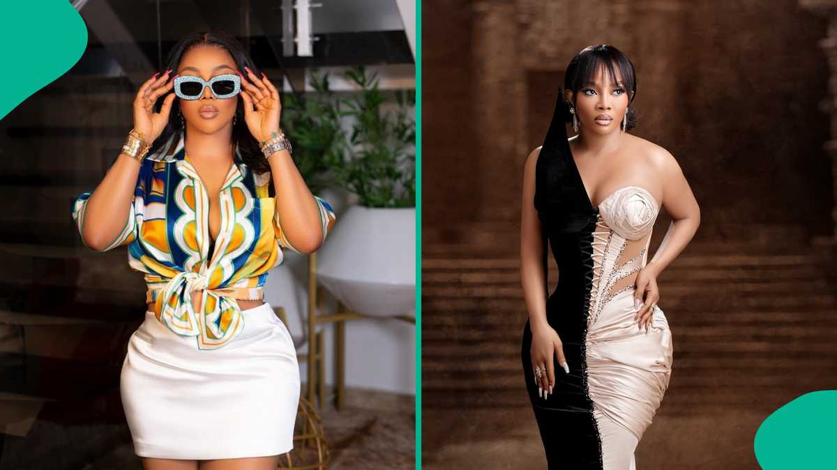 Toke Makinwa Rocks Shirt from Zlatan's Store, Fans Remark on Her Body: "Na Your Backside I Dey Look"