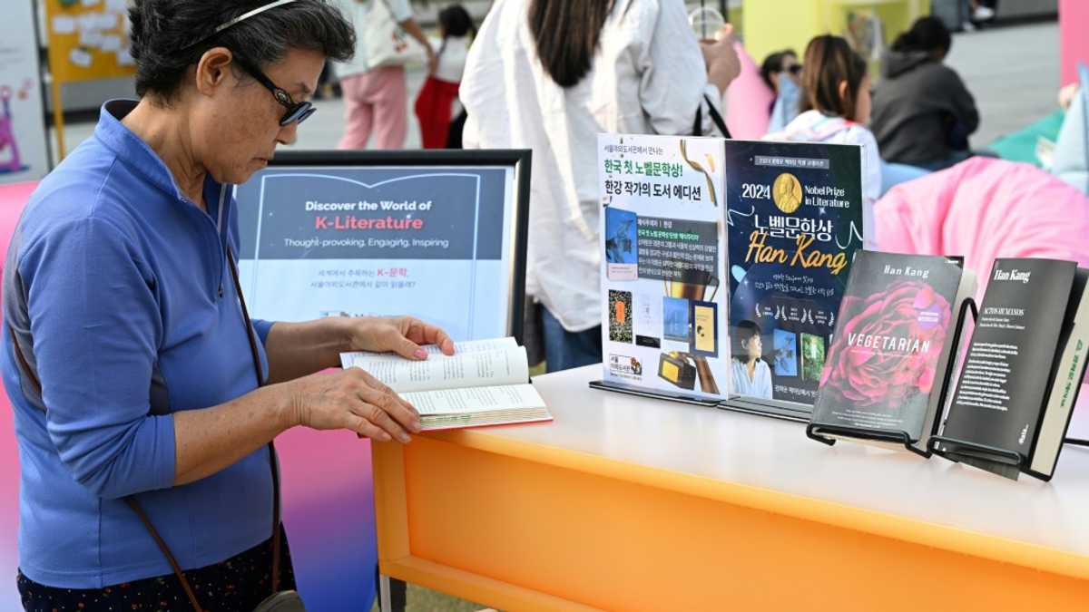 Han Kang's books sell out in South Korea after Nobel win