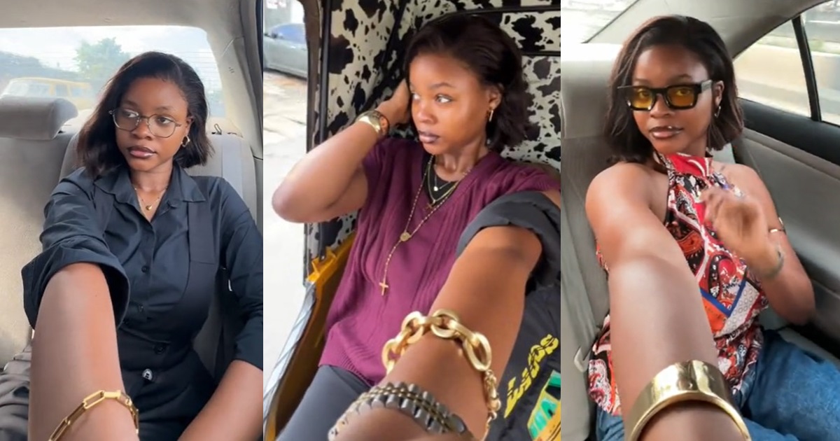 "6k for a ride?" – Lady d!tches taxi for keke napep amid fuel price surge (WATCH)