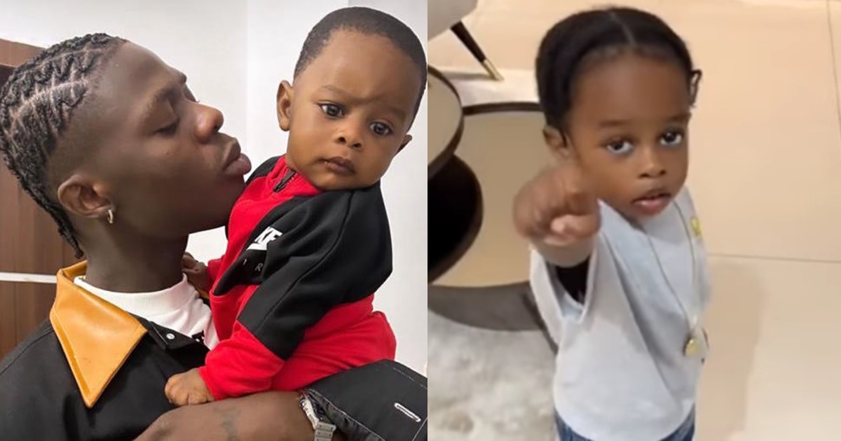 Heartwarming video of late Mohbad's son, Liam flaunting his adorable dance steps warm hearts online (WATCH)