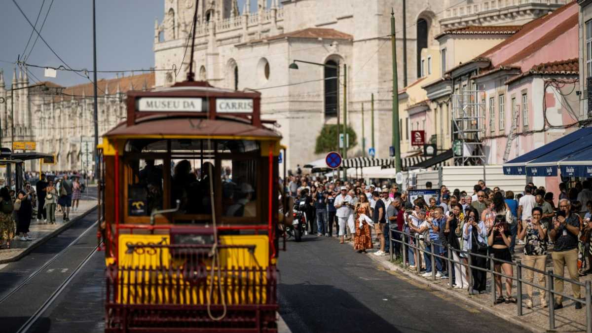 Locals fume as Lisbon's historic trams become tourist 'toy'