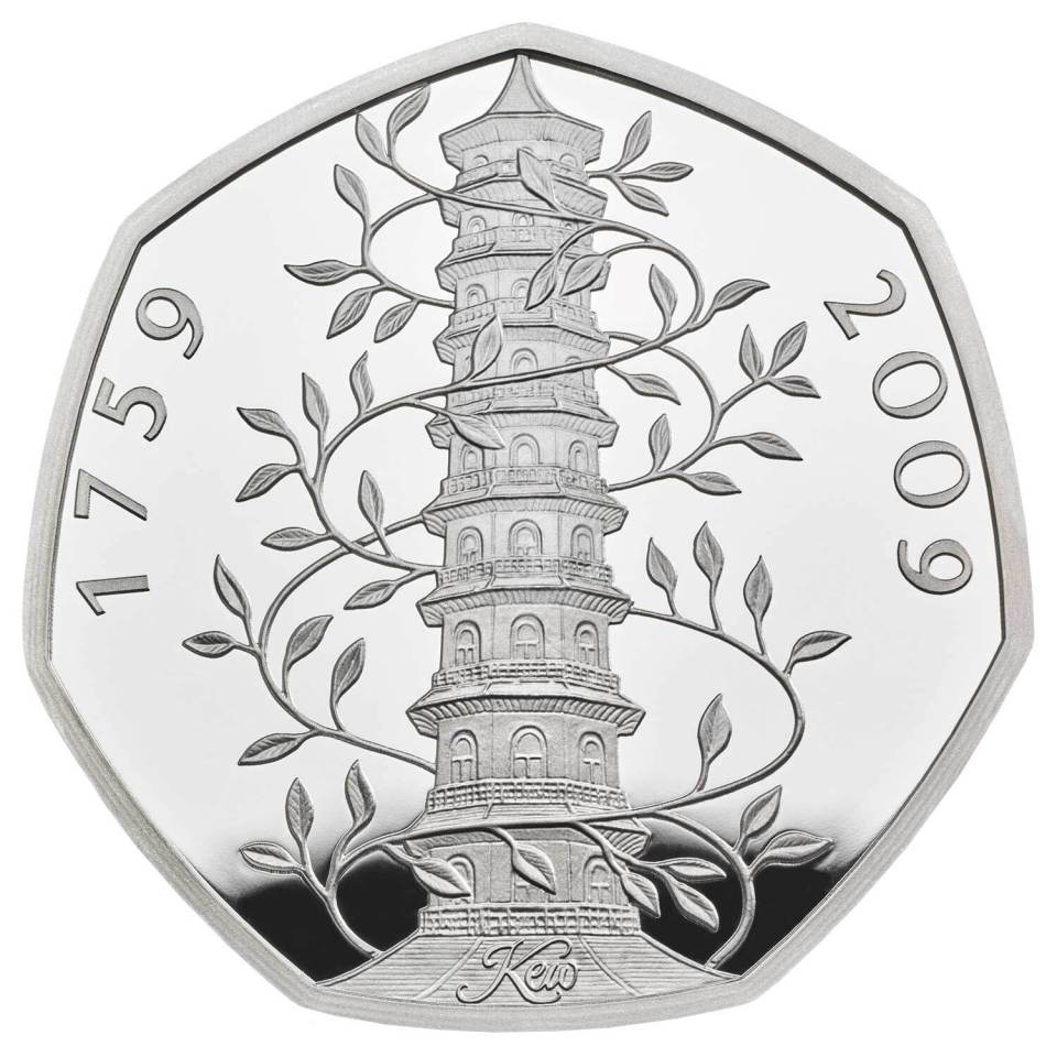 The Kew Garden 50p coin can fetch up to £150 in an online bidding war