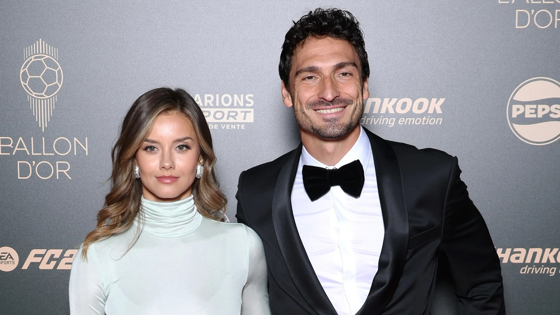 Mats Hummels, 35, goes public with Victoria's Secret model, 25, at Ballon d'Or after split from former 'Wag of the Year'