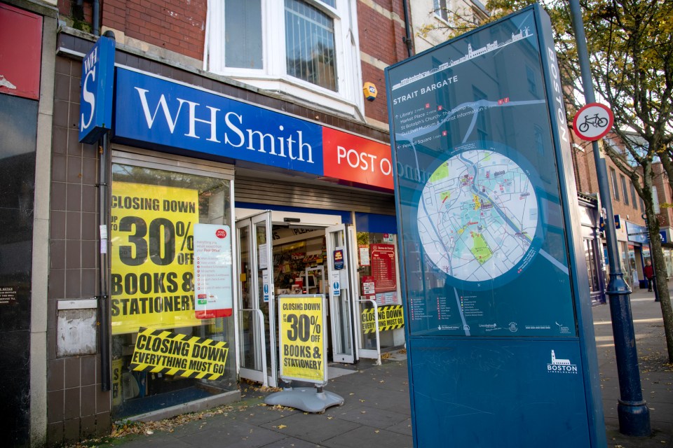 WH Smith is due to close