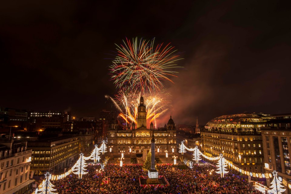 George Square will be totally cut off from traffic as Glasgow's Xmas season officially gets underway