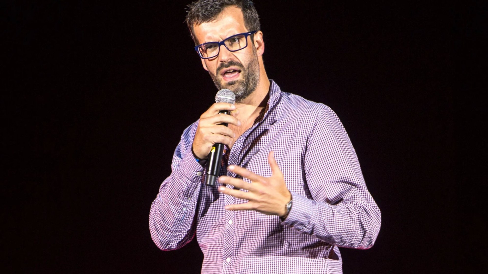 Marcus Brigstocke reveals he was hooked on porn after cheating on his wife, beating drug and alcohol addiction