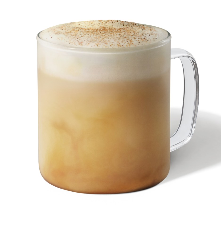 Customers can also help themselves to a delicious eggnog latte