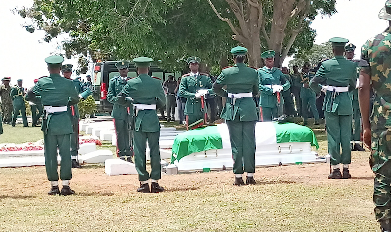 Army buries legal director amid tears