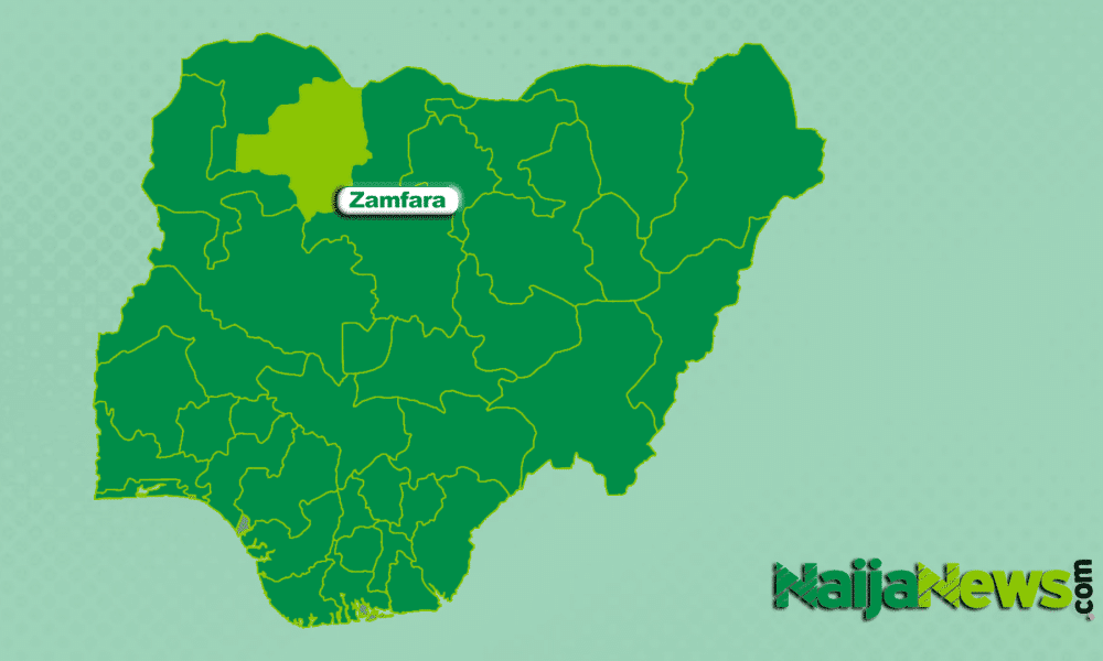 Map of Zamfara State, Nigeria