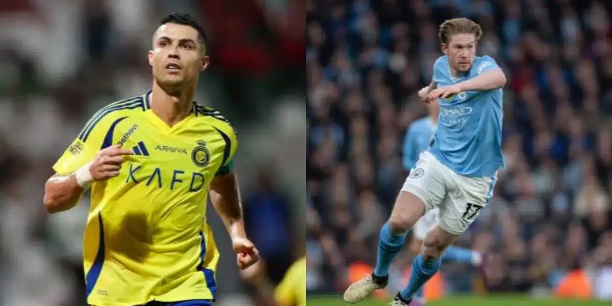 Cristiano Ronaldo pushes Al-Nassr to pursue Kevin De Bruyne