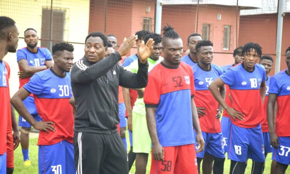 Daniel Amokachi with Lobi Stars