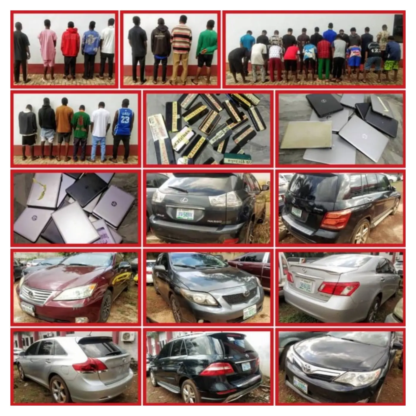 EFCC arrests 36 internet fraudsters in Anambra