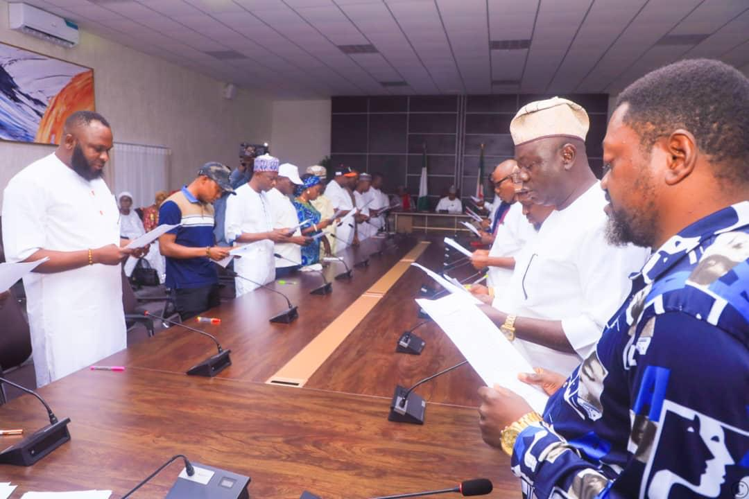 Gov Ododo Swears In New LG Chairmen In Kogi