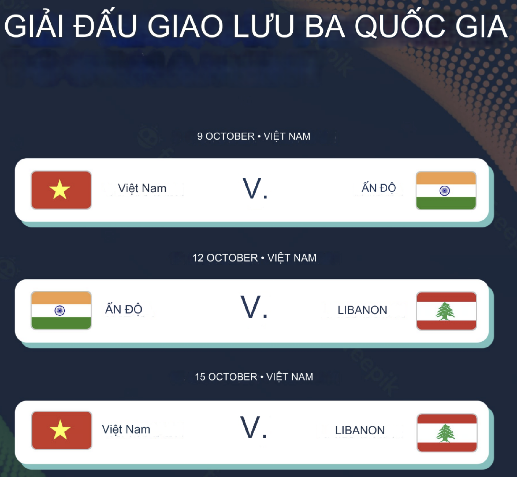 Nhà cái trực tuyến tốt nhất cho Giải bóng đá giao hữu quốc tế VFF Tri-Nation Series 2024