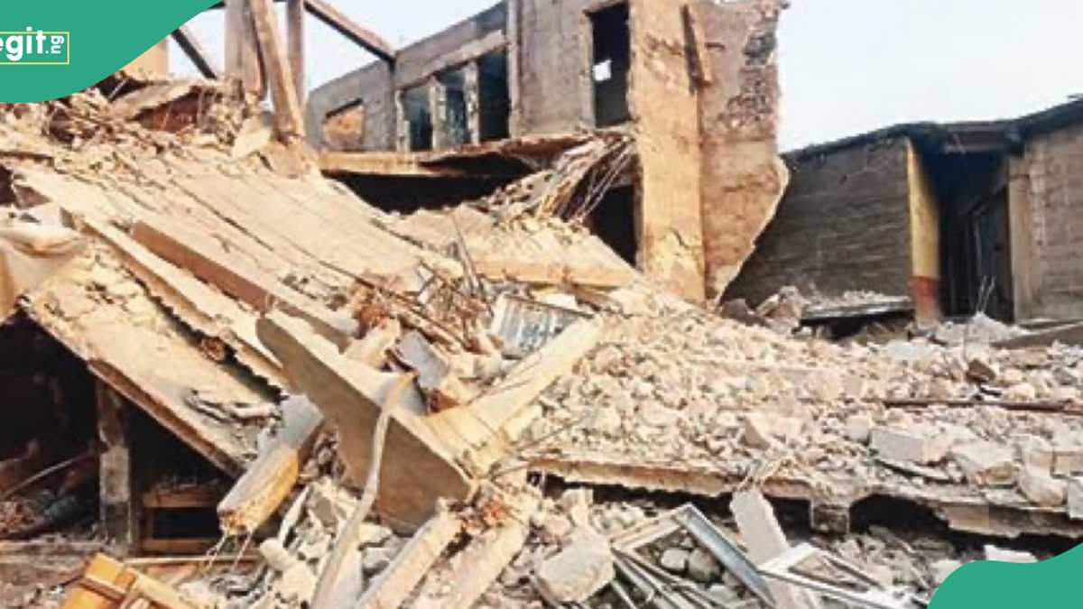 JUST IN: 10 Feared Dead as Building Collapses in Ibadan, Details Emerge