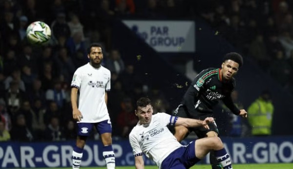 Carabao Cup: Nwaneri Named Arsenal’s Player Of The Match Vs Preston