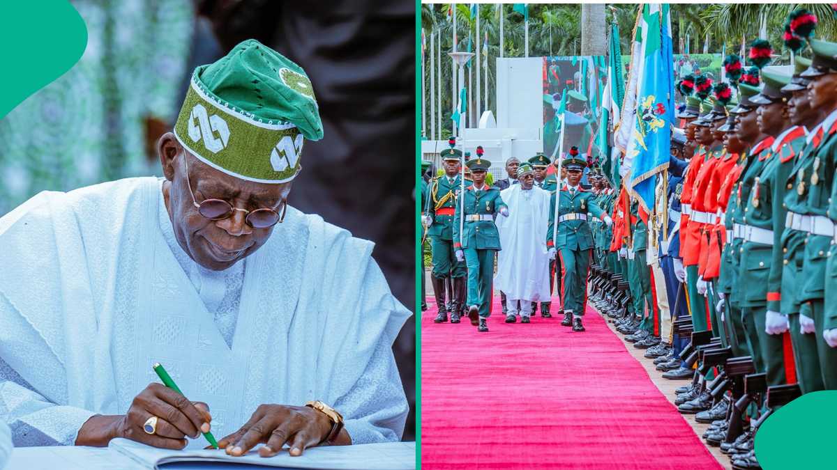 Tinubu Leads Nigeria’s 64th Independence Day Celebrations with Guard of Honour at Presidential Villa