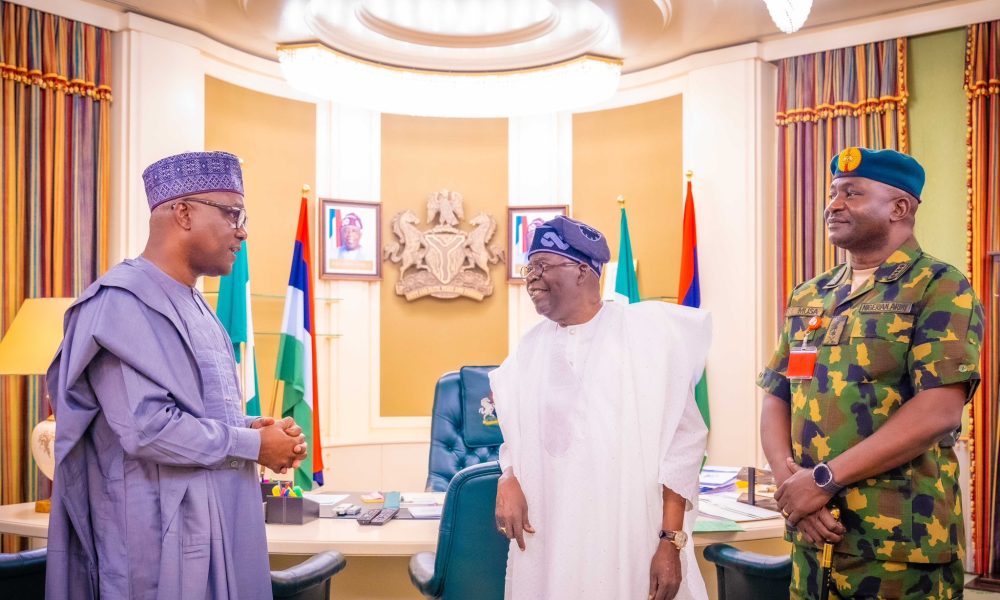 Tinubu Meets House Of Reps Speaker, Chief Of Defense Staff [Photos]