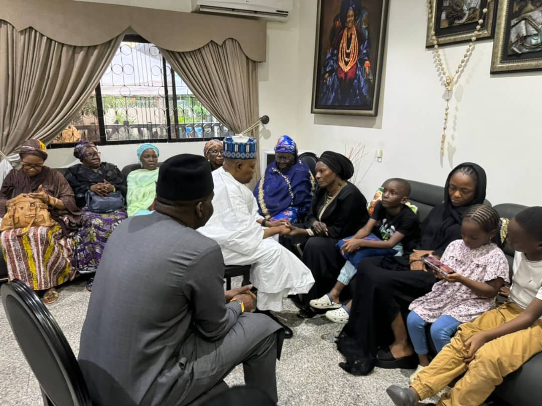 VP Shettima Visits Ex-Minister Tallen, Consoles Family Over Son's Death