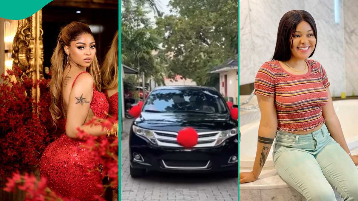 Video as Regina Daniels Splashes Millions on Brand New Car for Childhood Bestie: "Our Dream Car"