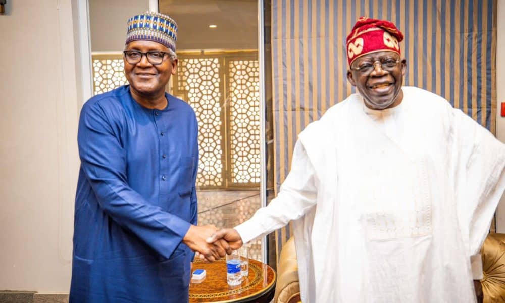 Dangote, Lawan, Abiodun, Others Visit Tinubu (Photos)