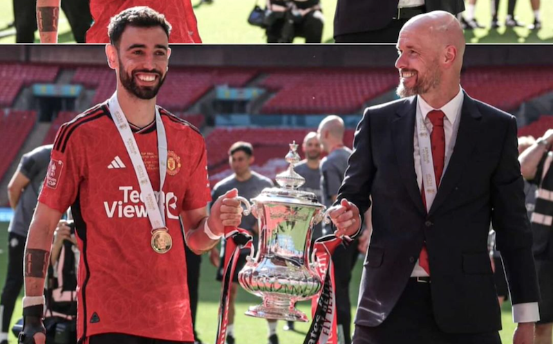 What Bruno Fernandes said after Man United fired Erik ten Hag