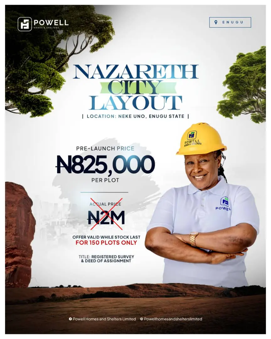 Why you need to invest in Nazareth City Layout, Neke-Ulo, Enugu – MAMA-G