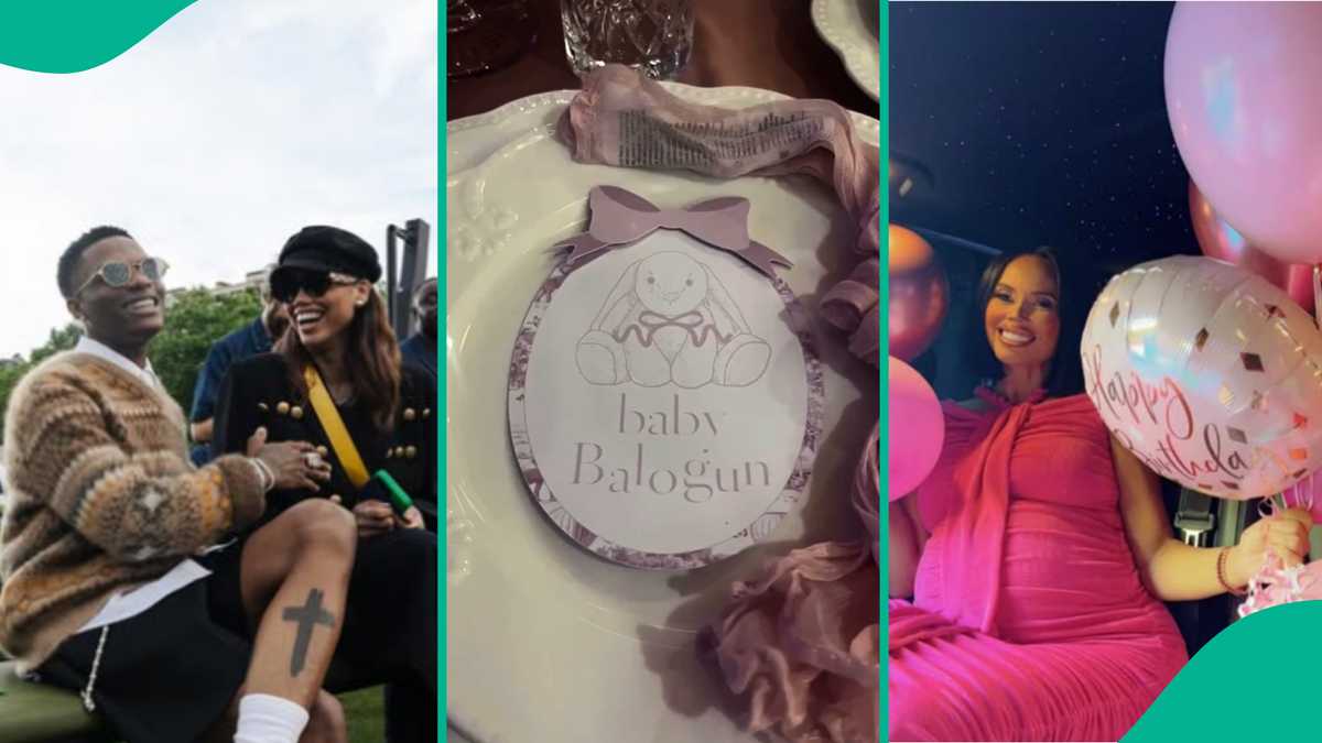 Wizkid and Jada P Announce 1st Daughter With Pink-Themed Baby Shower: “We Are Getting a Star Girl”