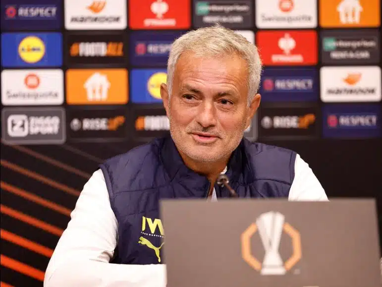 ‘Man United, Spurs favourites for Europa League title’ – Mourinho hints, wishes Ten Hag well