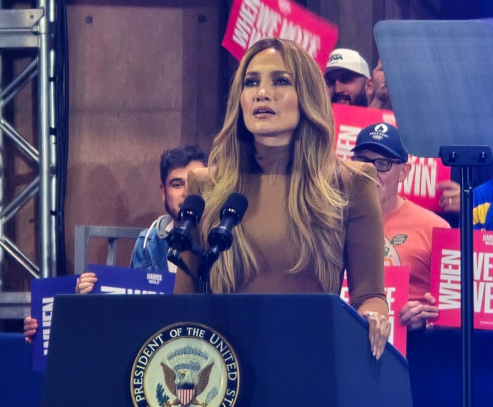 Jennifer Lopez spoke about her Puerto Rican heritage and slammed Trump for comments made at his rally by Comedian Tony Hinchcliffe