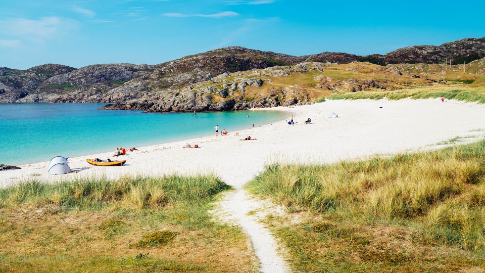 The Highlands offer some stunning sand beaches