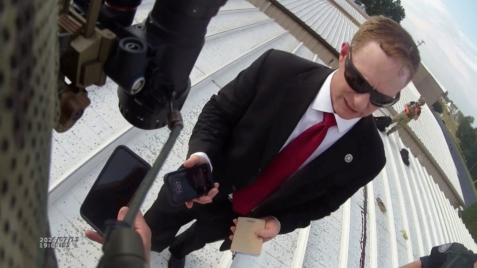 Secret Service agents arrived on the roof Thomas Crooks had positioned himself on during the assassination attempt on Trump