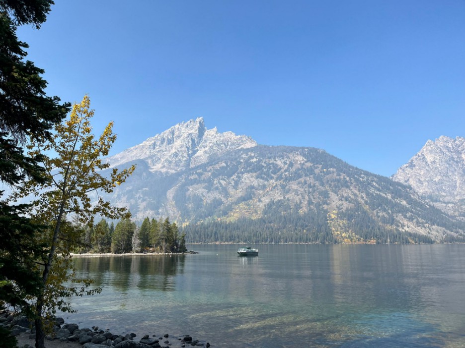 Jenny Lake's crystal clear waters are stunning