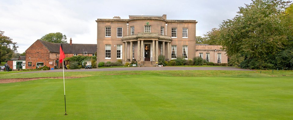 Musker wore the costume at a party at Brocton Hall Golf Club