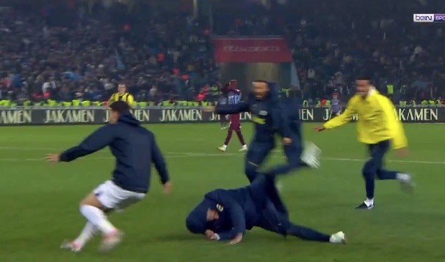 The Portuguese boss face planted the turf before delivering a blockbuster interview