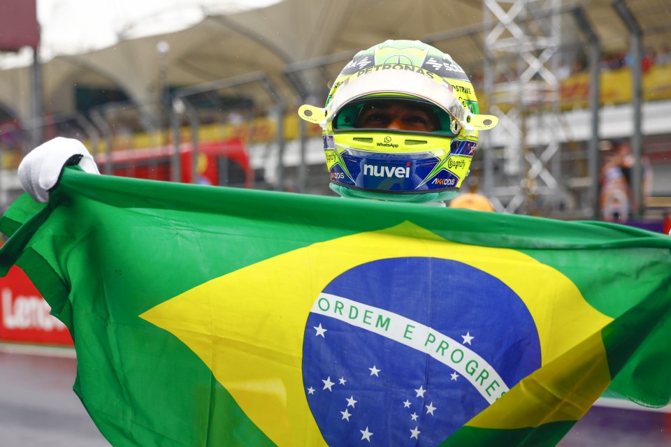 Hamilton paid tribute to Senna during the Brazilian Grand Prix