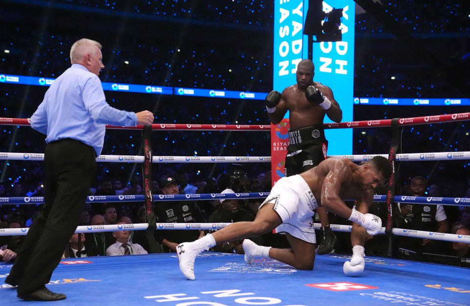 AJ was KO'd in the pair's September showdown at Wembley