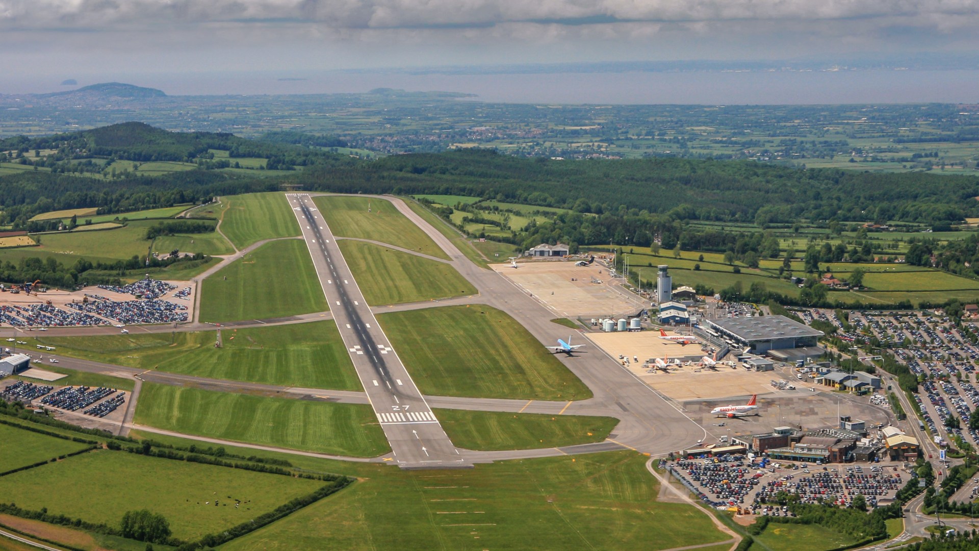 The regional English airport that used to fly to New York