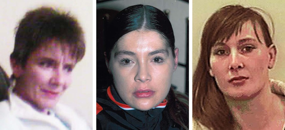 Griffiths killed, left to right, Susan Rushworth, Suzanne Blamires and Shelley Armitage