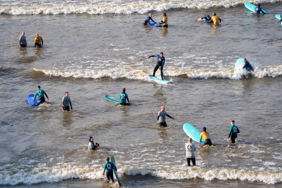 The surf pool uses Wavegarden technology to produce over 20 different wave types