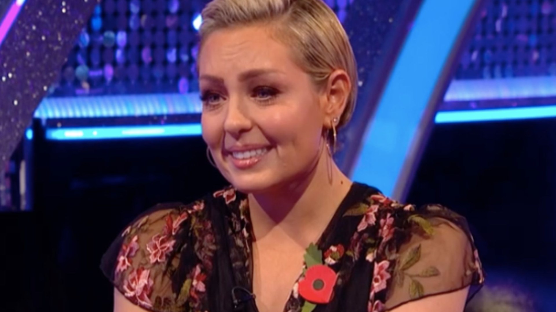 Heartbroken Amy Dowden breaks down in tears as she returns to TV for the first time since stepping down from BBC show