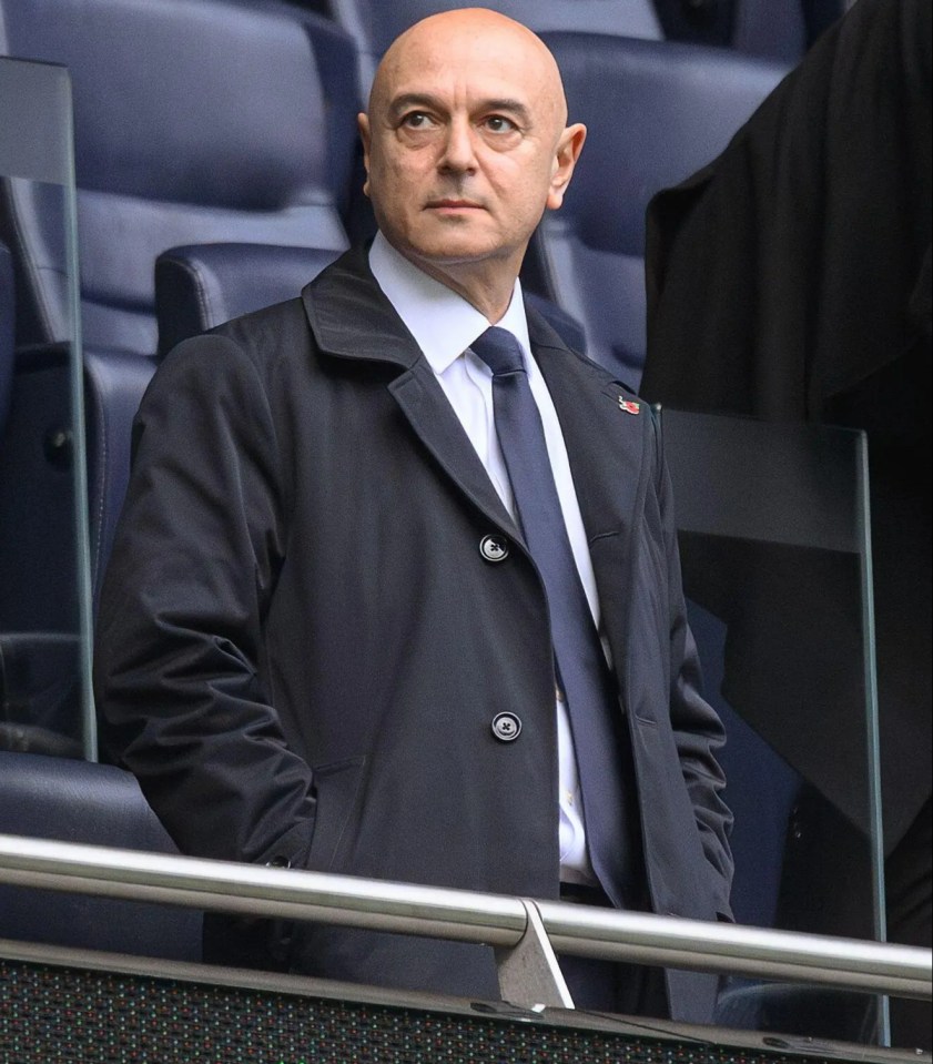 Businessman Levy has been Spurs chairman for 23 years