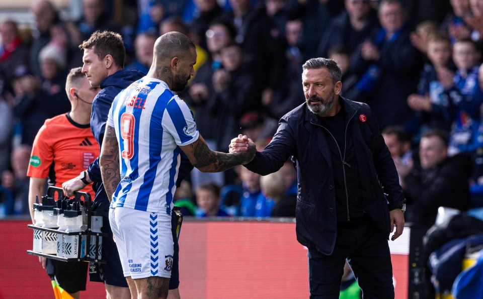 Derek McInnes and captain Kyle Vassell are eyeing another upset against the odds