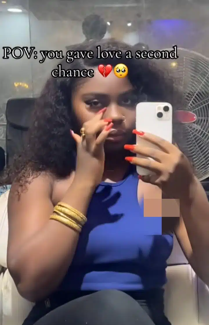 Lady's face undergoes transformation after giving love a second chance