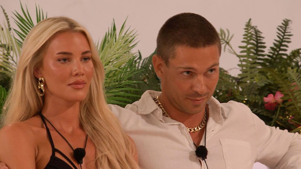 Grace and Joey had a fling before rekindling in the villa this year