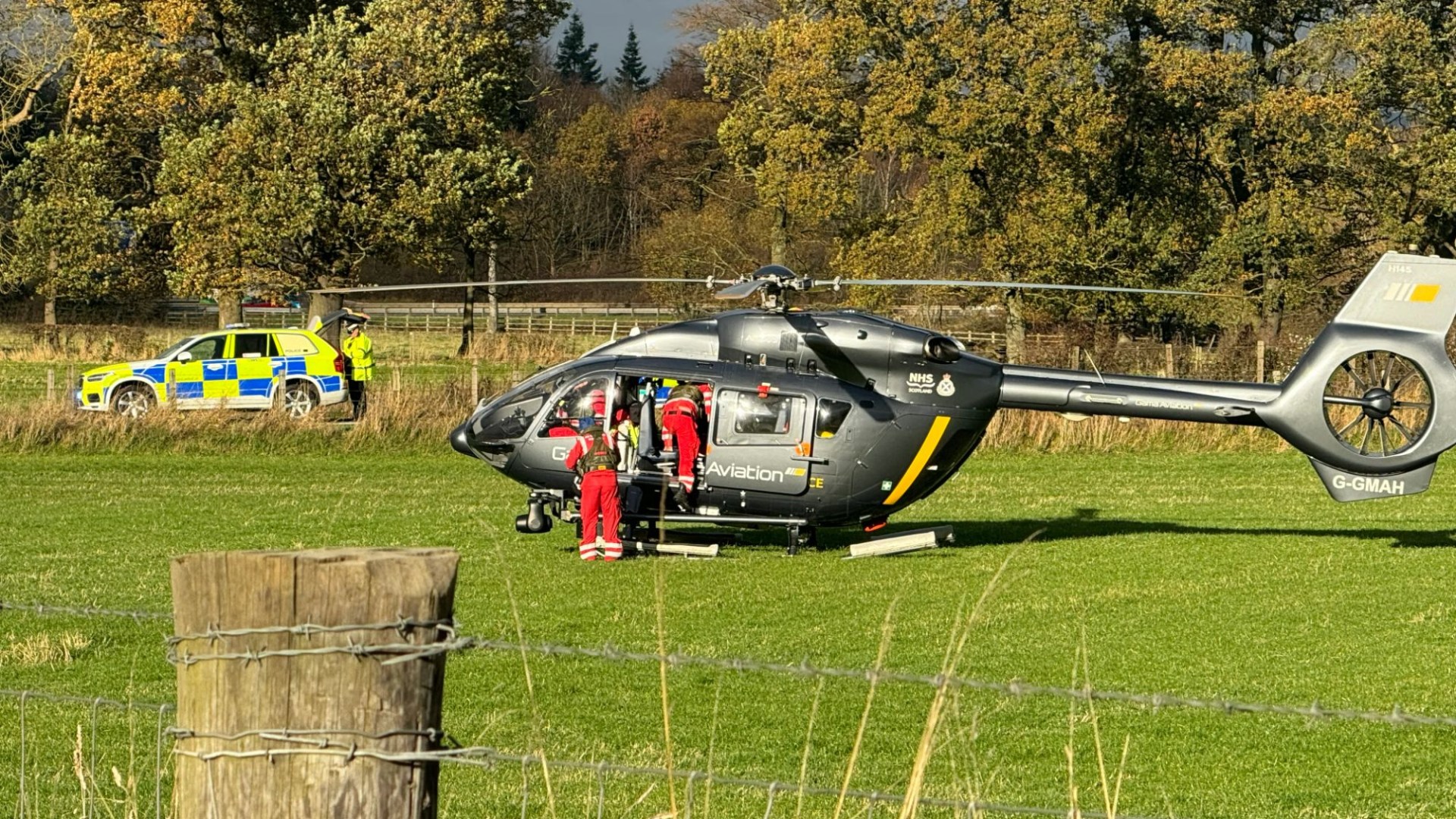 Biker, 67, killed after motorcycle and van crashed on Scots road