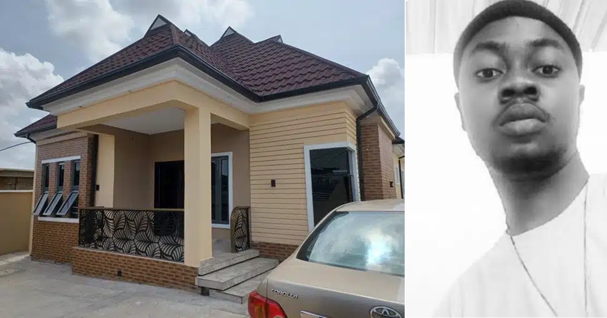 Many in disbelief as man reveals his newly built N12.5M house (IMAGE)