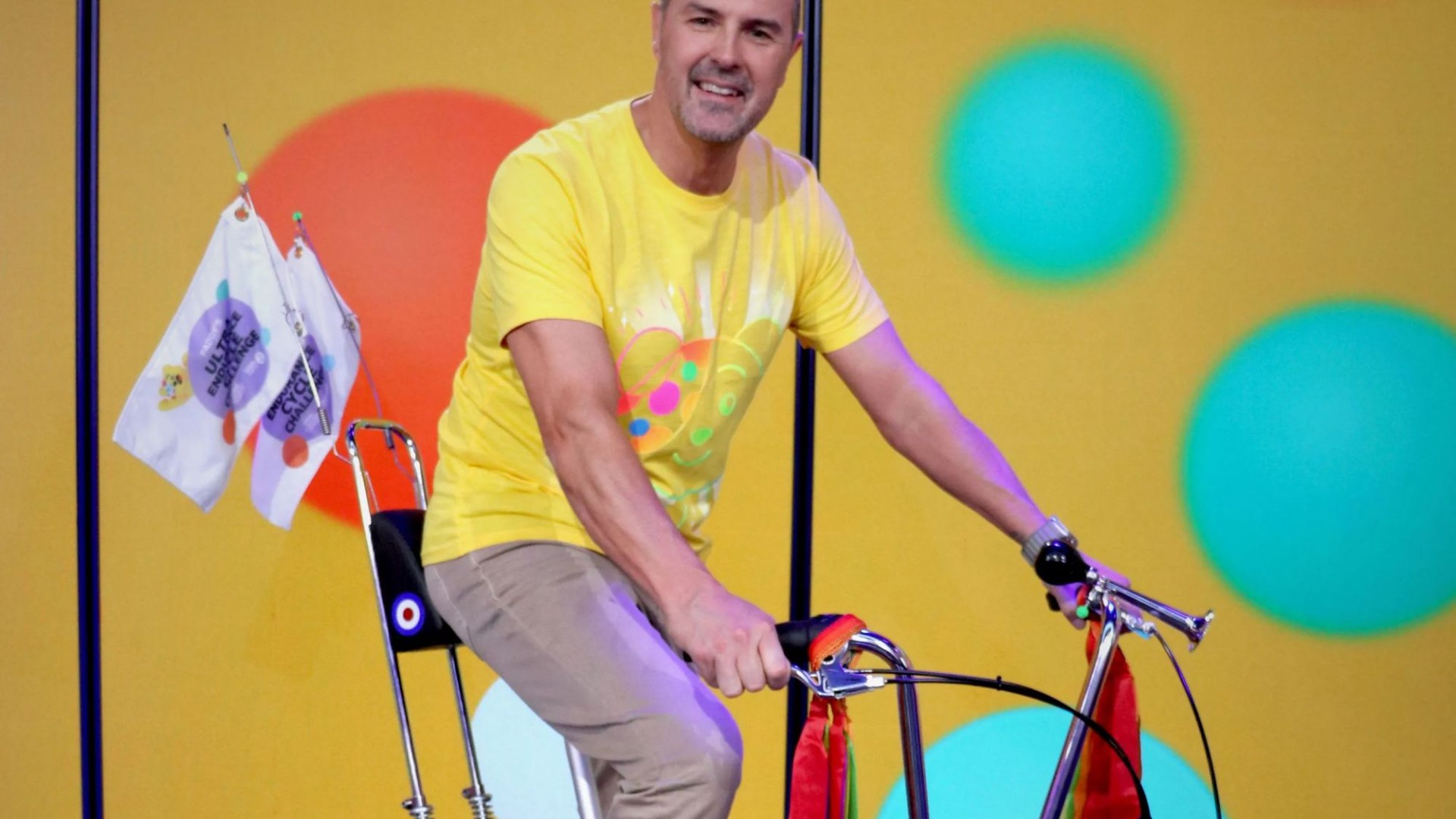 Paddy McGuinness reveals gruelling fitness regime and secret weapon for 300 mile Children In Need bike ride